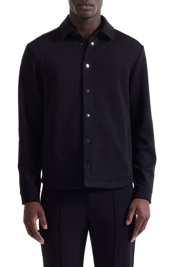 ブガッチ メンズ トップス シャツ Bugatchi Softouch SnapUp Shirt Black ブラック