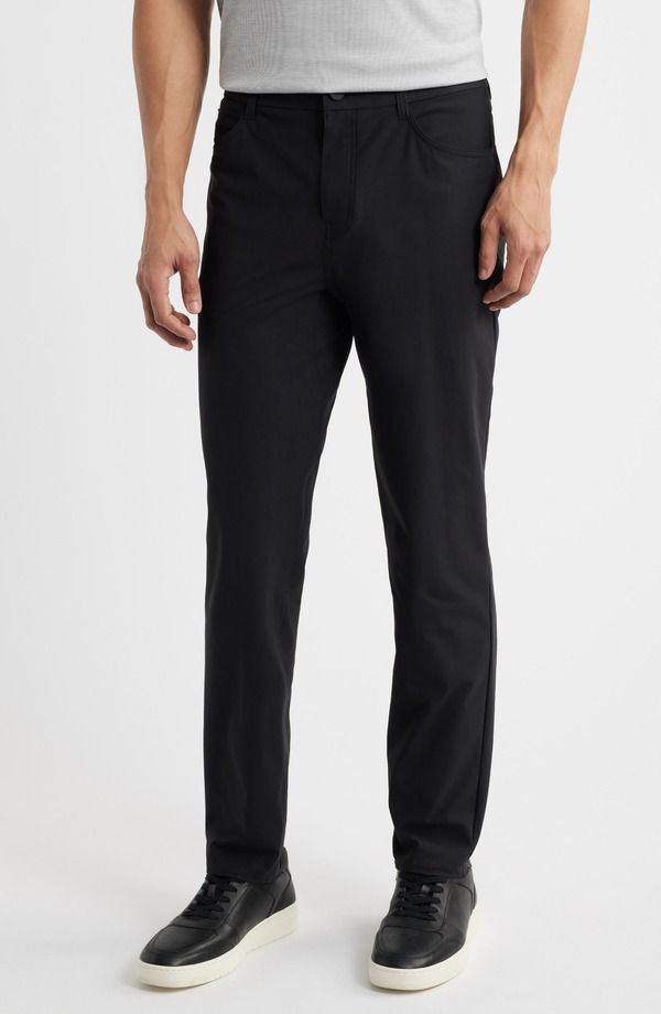 ゼラ メンズ ボトムス カジュアルパンツ スリムフィット Zella Driver Slim Fit Five Pocket Pants Black Caviar ブラック