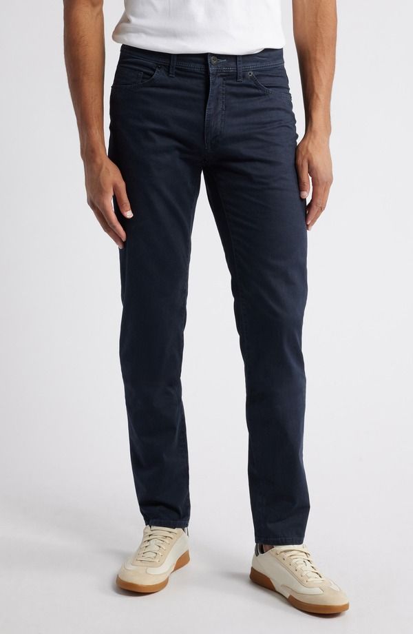 ブラックス メンズ ボトムス カジュアルパンツ ストレート コットン Brax Cadiz Stretch Cotton Straight Leg Pants Manhattan