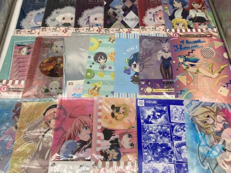 大量まとめ】美少女 アニメ クリアファイル 約3kg ぼっちざろっく/ゆる