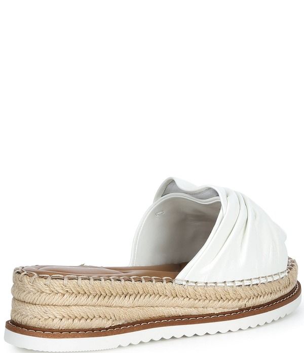 アレックスマリー レディース シューズ サンダル プラットフォーム レザー Alex Marie Cici Two Leather Knot Detail Platform Sandals White ホワイト