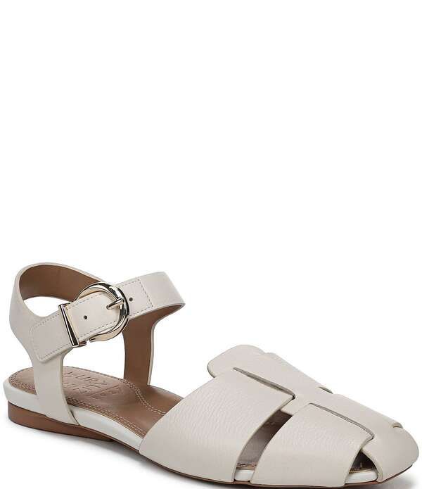 ナチュライザー レディース シューズ パンプス サンダル アンクル レザー Naturalizer Cleo Leather Buckle Hardware Ankle Wrap Sandals Warm White ホワイト 28,470円