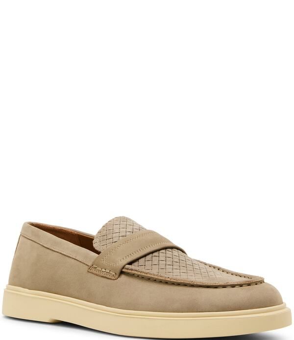 スティーブ マデン メンズ シューズ スリッポン・ローファー Steve Madden Mens Pecos Nubuck Casual Slip On Loafers Grey グレー