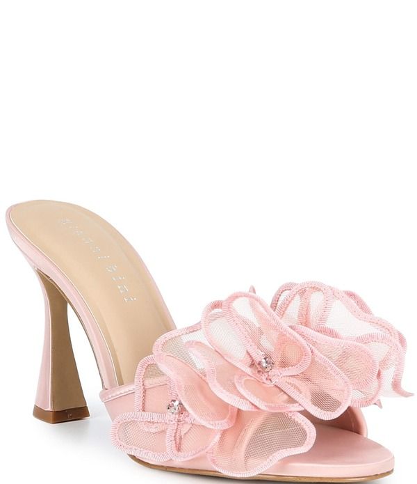 ジャンビニ レディース シューズ サンダル Gianni Bini Haley Flowerhinestone Slide Dressandals Petunia Pink ピンク