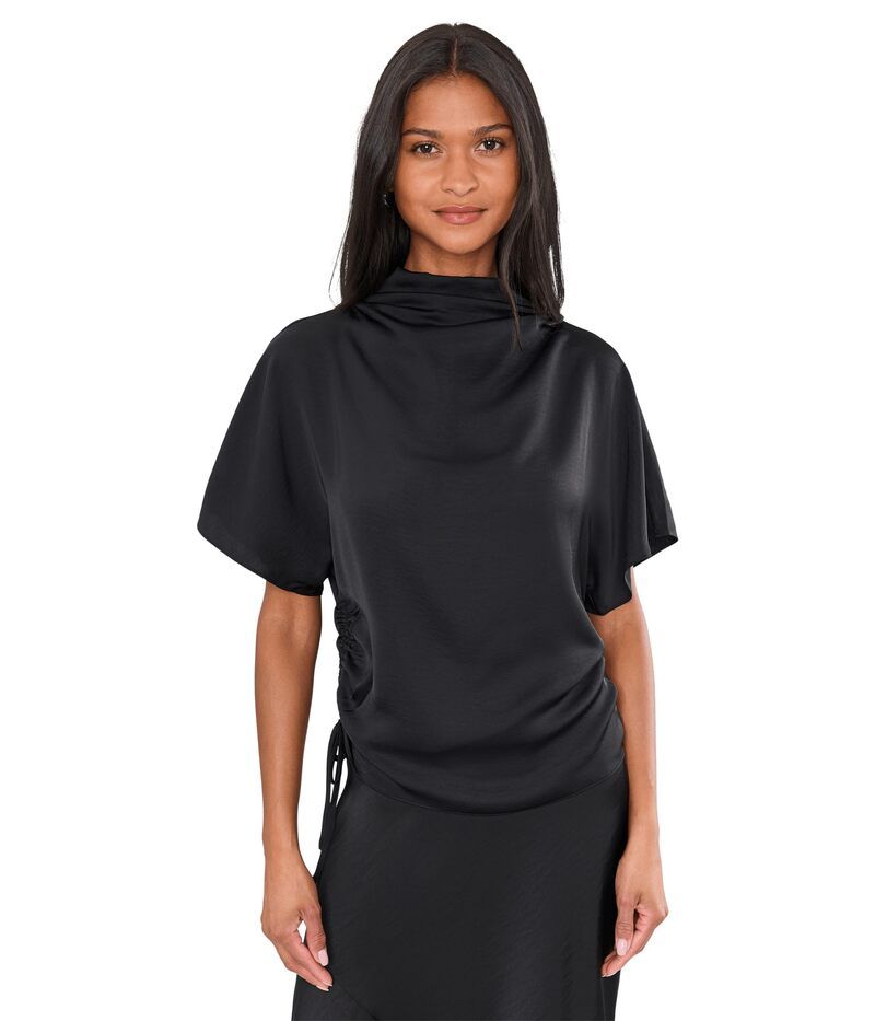 オールセインツ レディース トップス シャツ AllSaints Leslie Top Black ブラック