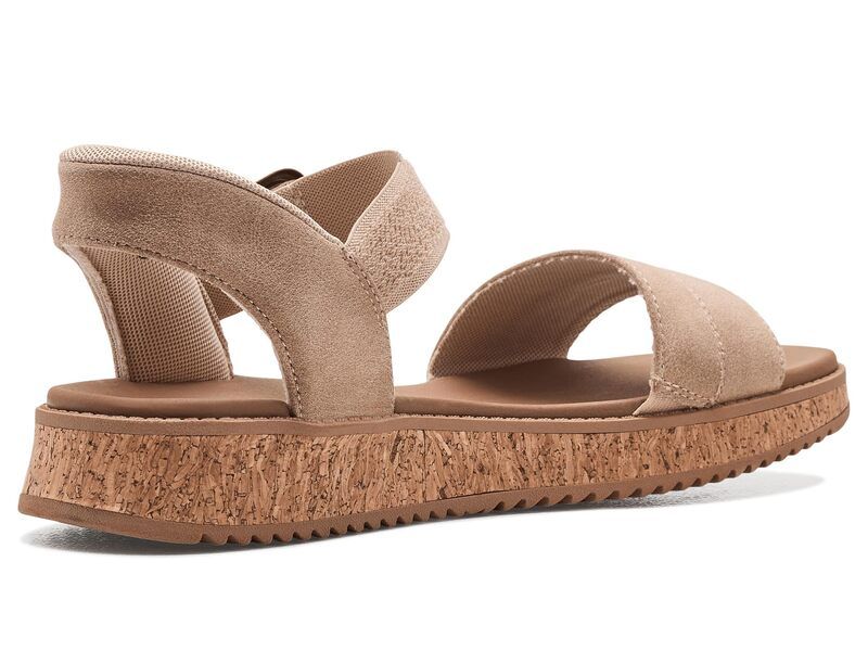スケッチャーズ レディース シューズ サンダル BOBS from SKECHERS Bobsun Vibe Be Corky Natural