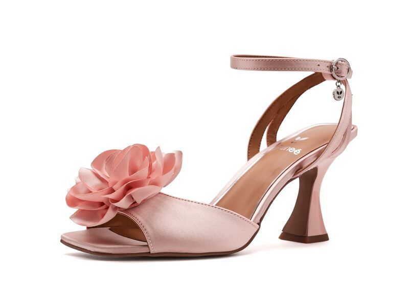 ジェイレニー レディース シューズ ヒール サンダル アンクル J Renee Pomeline Ankle Strap Sandals Light Pink ピンク