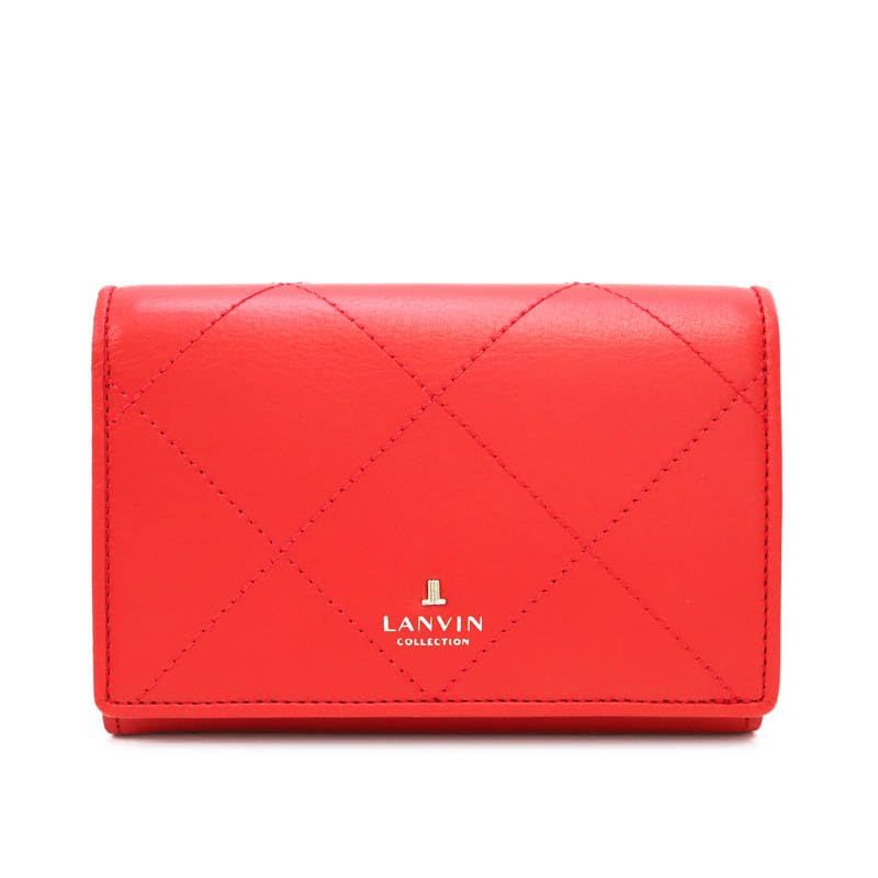 新品 二つ折り財布 クロワゼパース 65-6045 レッド