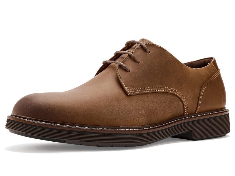 ジョンストンアンドマーフィー メンズ シューズ オックスフォード Johnston Murphy Tyson Plain Toe Brown Oiled Ful ブラウン