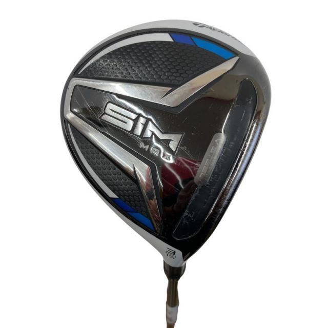 【中古】 テーラーメイド SIM MAX 3W フェアウェイウッド FW TENSEI BLUE TM50(FW) (フレックスS) メンズ 男性用 右利き 右用 Cランク ゴルフクラブ