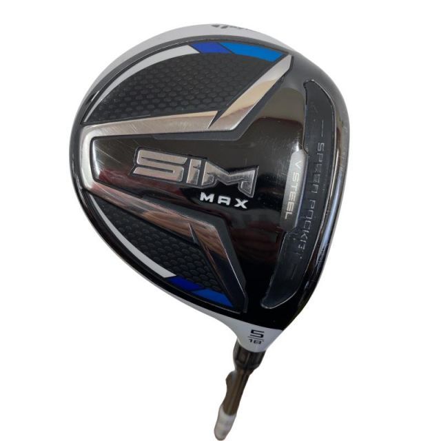 【中古】 テーラーメイド SIM MAX 5W フェアウェイウッド FW TENSEI BLUE TM50(FW) (フレックスS) メンズ 男性用 右利き 右用 Cランク ゴルフクラブ