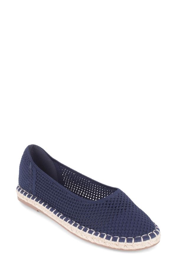 タハリ レディース シューズ パンプス Tahari Juniper Esapdrille Ballet Flat Navy ネイビー