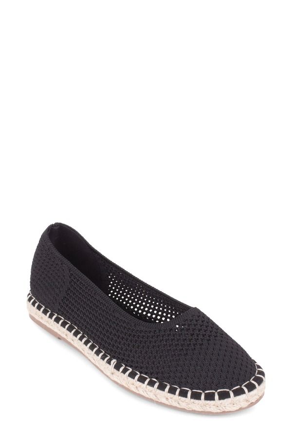 タハリ レディース シューズ パンプス Tahari Juniper Esapdrille Ballet Flat Black ブラック