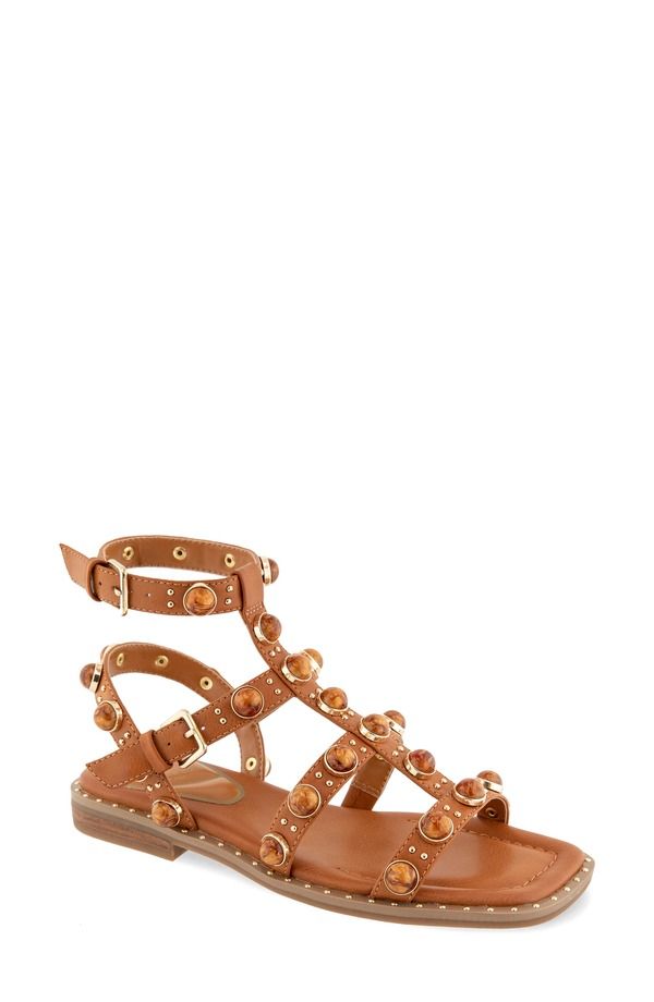 ケネスコール レディース シューズ サンダル アンクル Kenneth Cole Ruby Stones Ankle Strap Sandal Tan タン