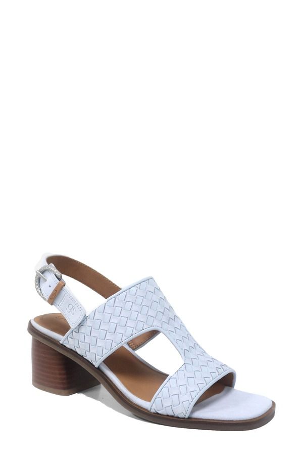 ジェントルソウルズ レディース シューズ ヒール サンダル Gentle Souls Manda Sandal Ballad Blue Leather ブルー