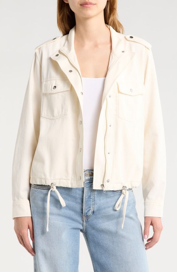 レイルズ レディース アウター ジャケット・ブルゾン Rails Collins Crop Jacket Ivory アイボリー