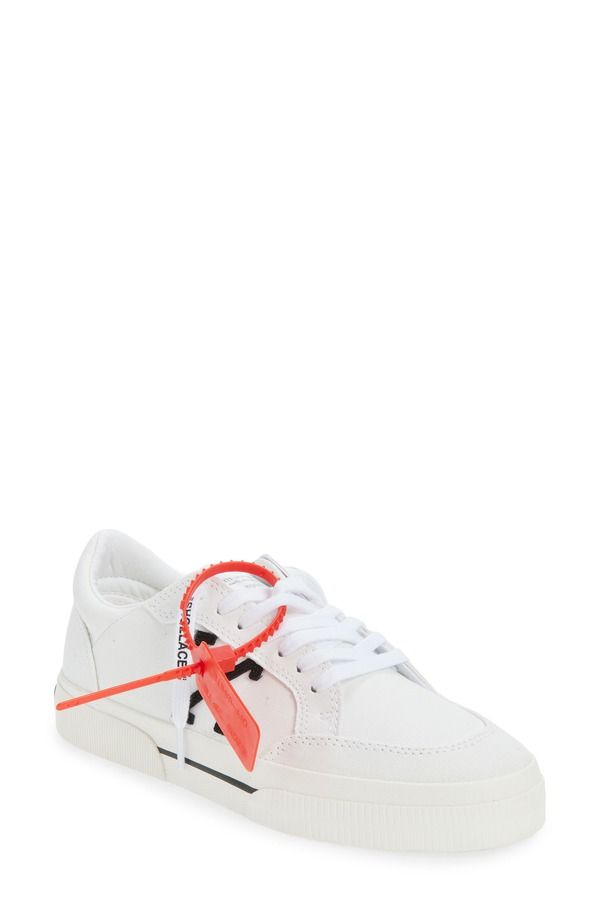 オフホワイト レディース シューズ スニーカー OffWhite Vulcanized Low Sneaker White Black ホワイト