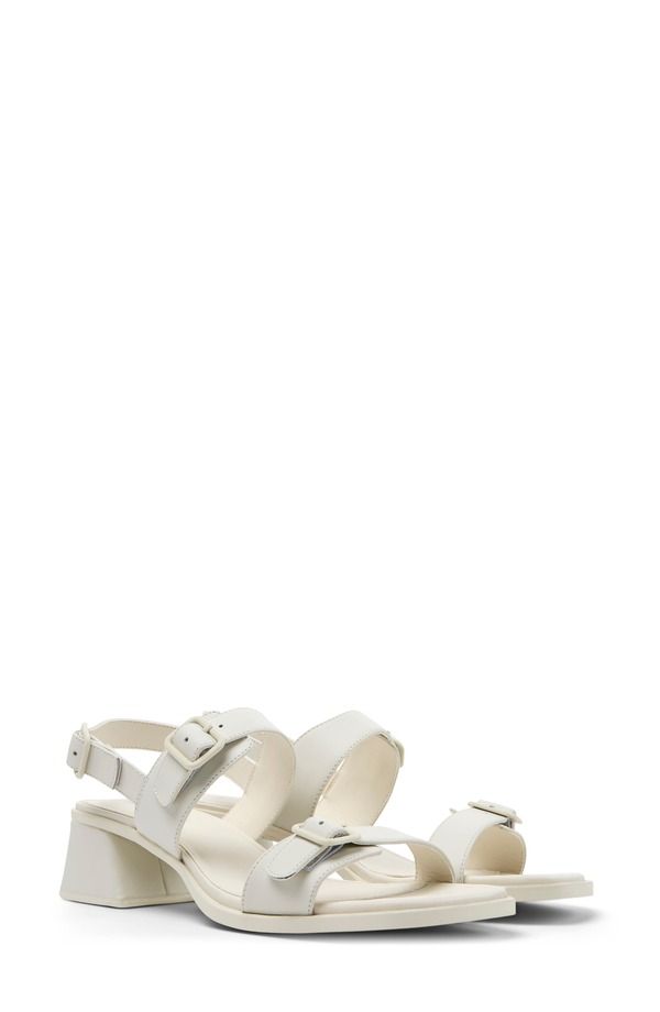 カンペール レディース シューズ ヒール サンダル Camper Kora Buckle Sandal White Natural ホワイト 29,452円