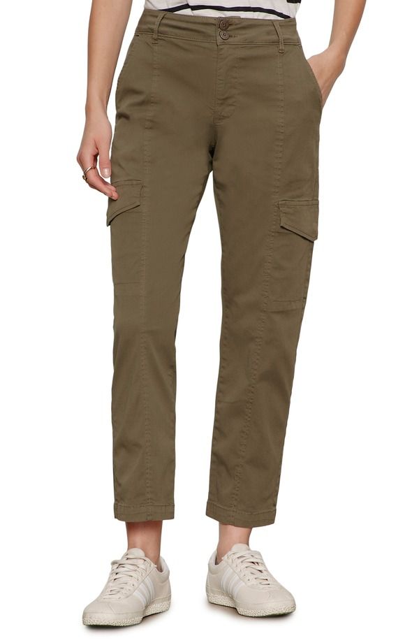 サンクチュアリー レディース ボトムス カジュアルパンツ ストレート カーゴパンツ アンクル Sanctuary Rebel Ankle Straight Leg Cargo Pants Fatigue Green グリーン