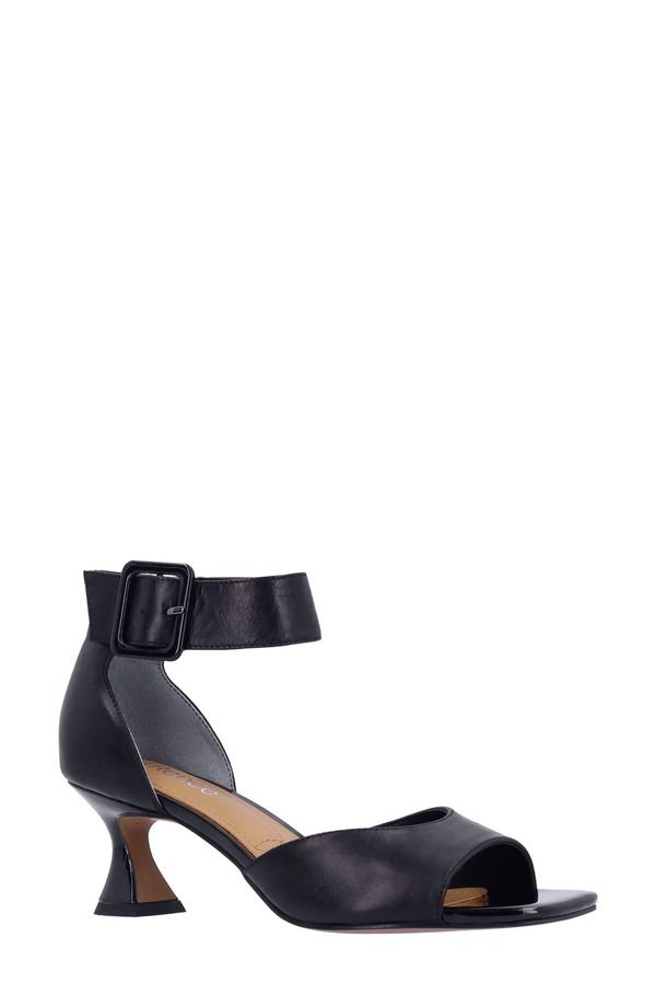 ジェイレニー レディース シューズ ヒール サンダル アンクル J Rene Genevrankle Strap Sandal Black ブラック
