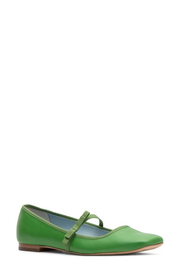 フランセスバレンタイン レディース シューズ パンプス Frances Valentine Squaretoe Mary Jane Green グリーン