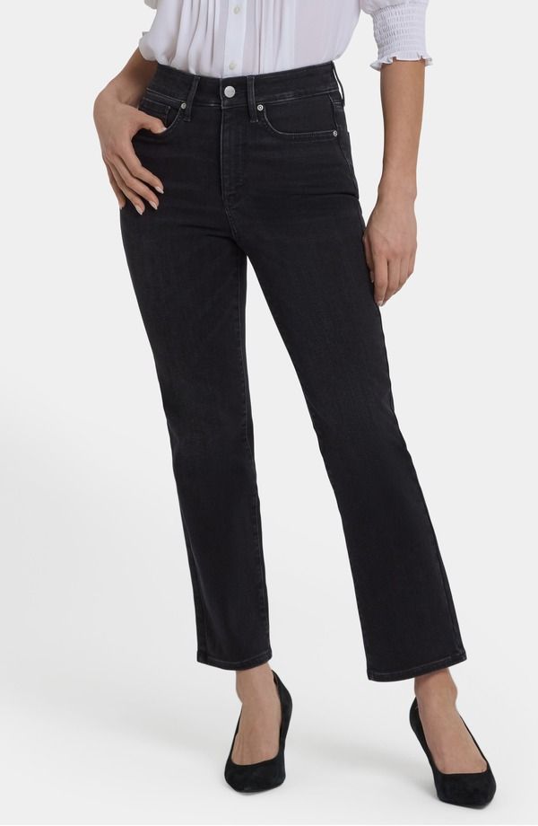 エヌワイディージェイ レディース ボトムス デニムパンツ ストレート ハイウエスト アンクル ジーンズ NYDJ Marilyn High Waist Ankle Straight Leg Jeans French Nightfall