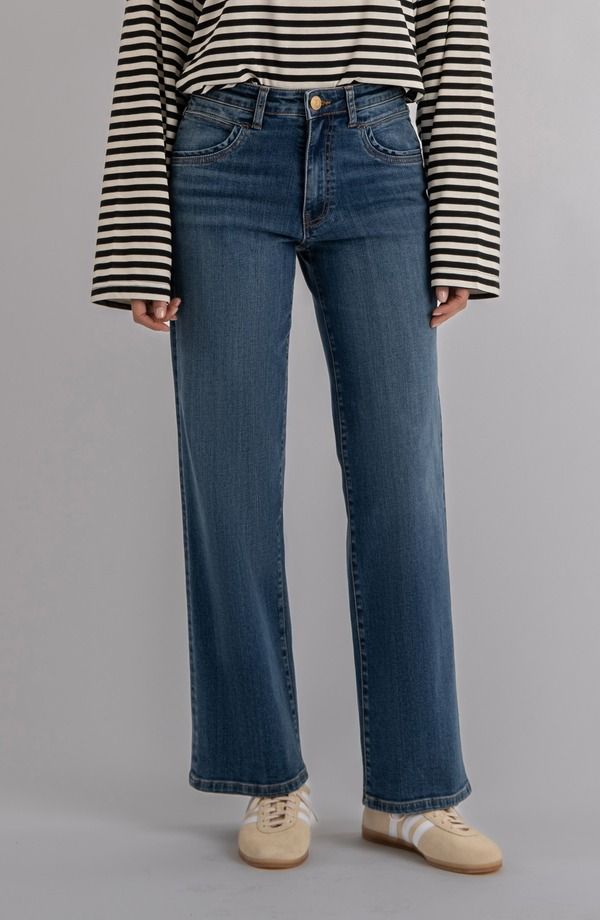 カットフロムザクロス レディース ボトムス デニムパンツ ストレート ハイウエスト ジーンズ KUT from the Kloth Jodi High Waistraight Leg Jeans Amusement