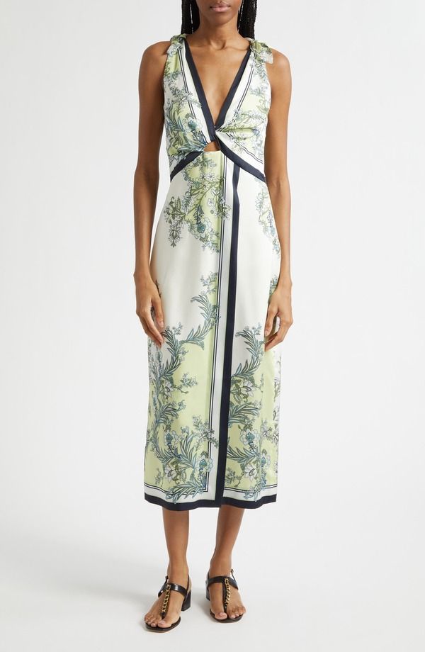 ヴェロニカ ベアード レディース トップス ワンピース プリント ノースリーブ マキシ Veronica Beard Kaliza Print Sleeveless Maxi Dress Light Pistachio Multi マルチカラー