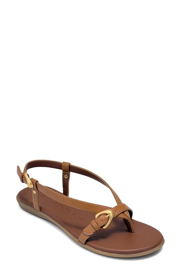 エアロソールズ レディース シューズ サンダル Aerosoles Iride Slingback Sandal Tan Fx Nappa タン