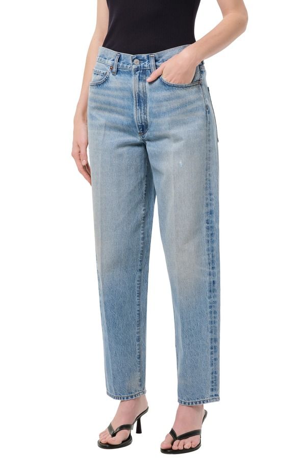 アゴルド レディース ボトムス デニムパンツ ハイウエスト ジーンズ AGOLDE 80s High Waistapered Jeans Orbital Medium Vin
