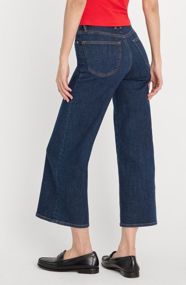 グッドアメリカン レディース ボトムス デニムパンツ ハイウエスト ジーンズ Good American SoftTech Good Waist High Waist Cropalazzo Jeans Indigo1169 グッドアメリカン レディース ボトムス デニムパンツ ハイウエスト ジーンズ Good American SoftTech Good Waist High Waist Cropalazzo Jeans Indigo1169