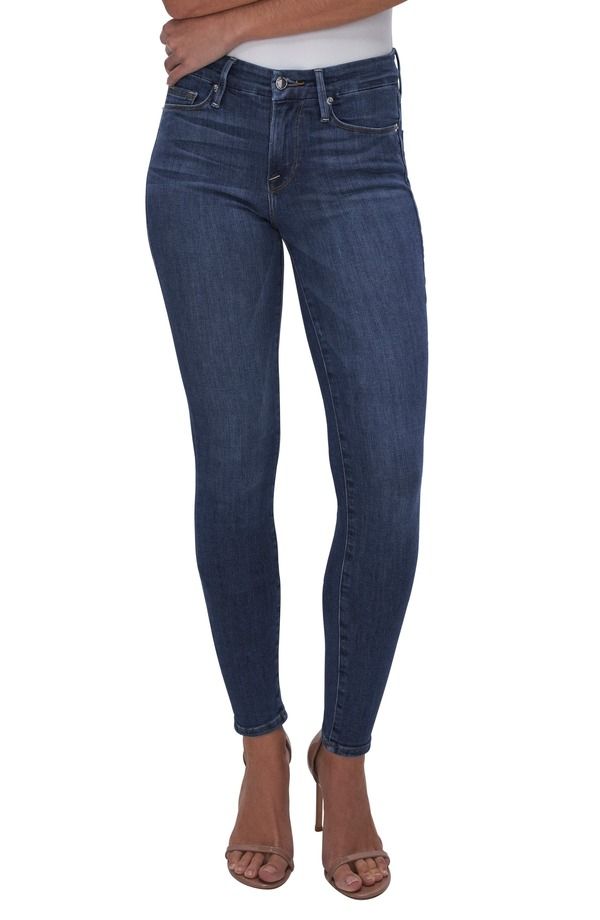 グッドアメリカン レディース ボトムス デニムパンツ ジーンズ Good American Good Legskinny Jeans Blue 004 ブルー