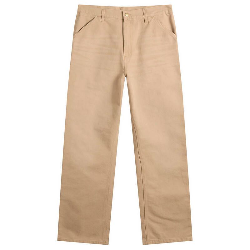 カーハート メンズ ボトムス カジュアルパンツ Carhartt WIP Single Knee Pants Dusty Hamilton Brown Stone Canvas ブラウン