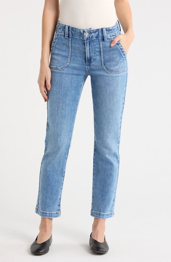 ペイジ レディース ボトムス デニムパンツ ストレート アンクル ジーンズ PAIGE Mayslie Ankle Straight Leg Jeans Fontessa