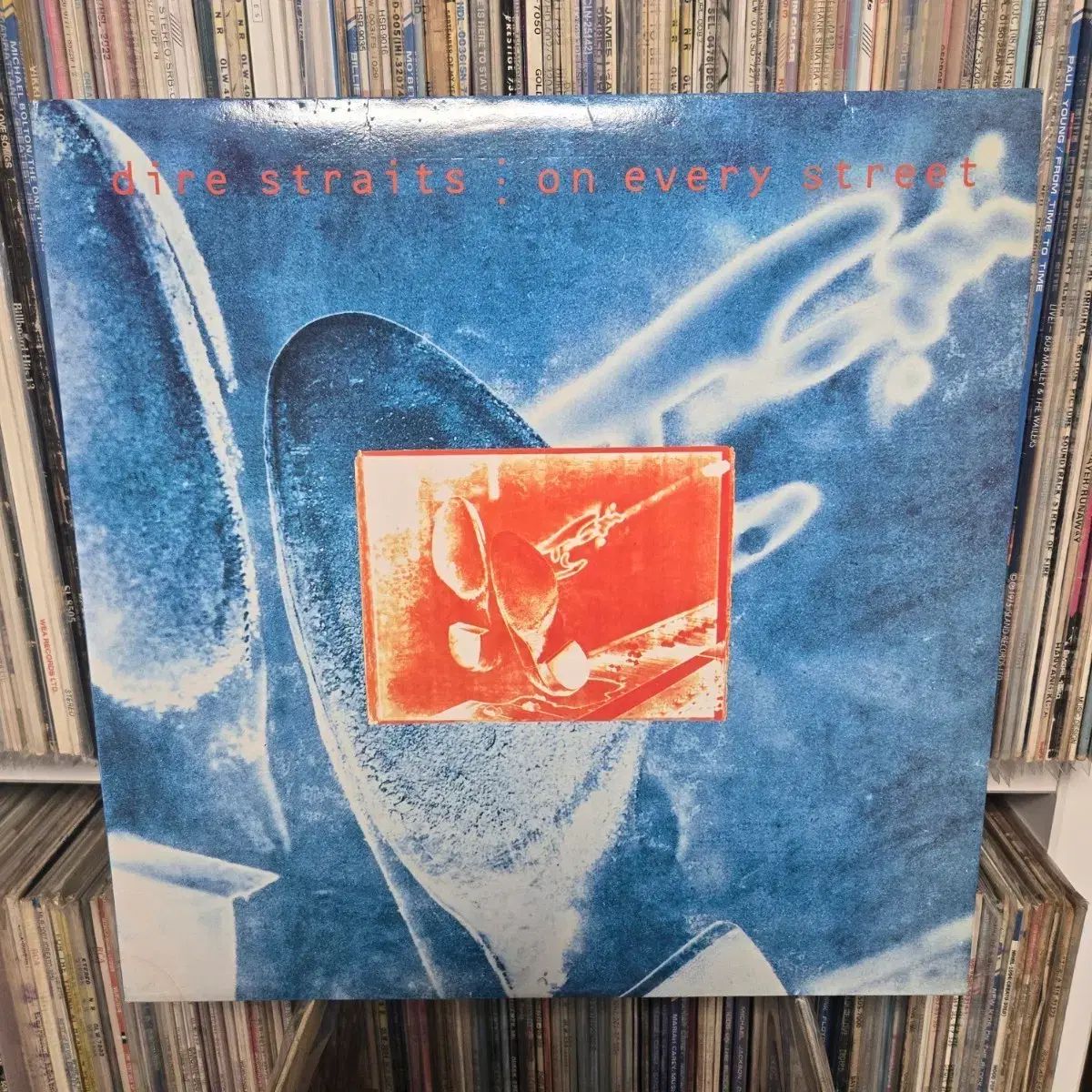ダイアー 海峡 On Every Street LP 版 ミントグレード