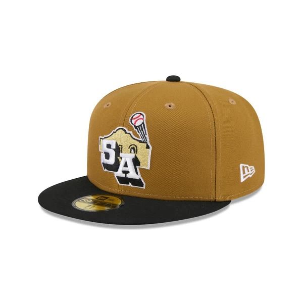 ニューエラ メンズ アクセサリー 帽子 MensNew Era Gold Santonio Missions Theme Nights 59FIFTY Fitted Hat Gold ゴールド