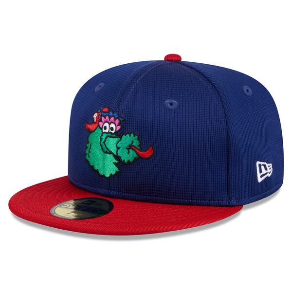 ニューエラ メンズ アクセサリー 帽子 Mens New Era Navy Philadelphia Phillies 2024 Batting Practice 59FIFTY Fitted Hat Navy ネイビー