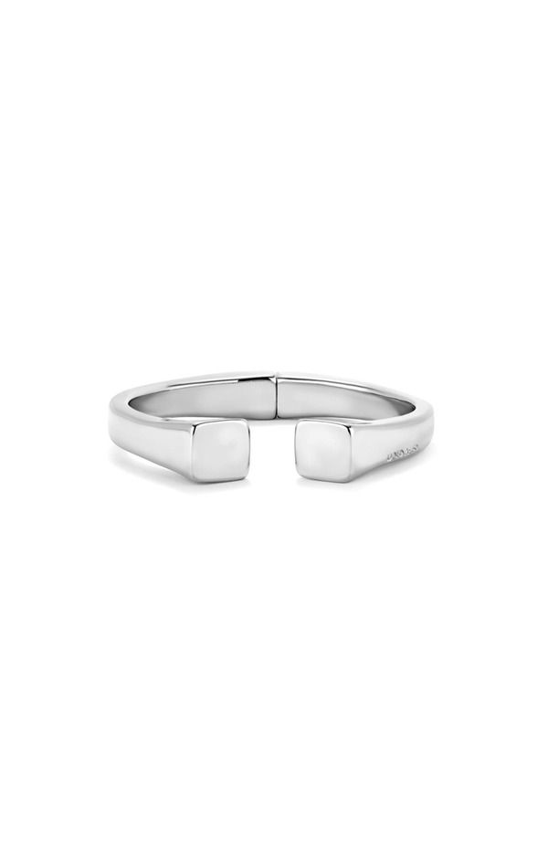 ウノデ 50 レディース アクセサリー ブレスレット・バングル・アンクレット UNODE50 Polished Block Cuff Silver シルバー
