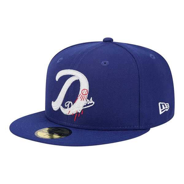 ニューエラ メンズ アクセサリー 帽子 ロゴ Mens New Era Royalos Angeles Dodgers Duo Logo 20 59FIFTY Fitted Hat Royal
