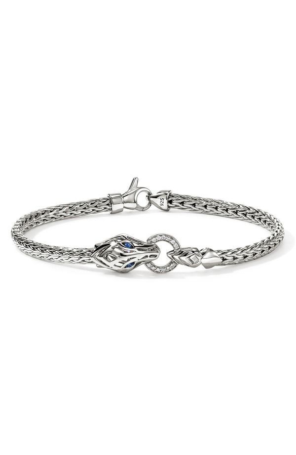 ジョン・ハーディー レディース アクセサリー ブレスレット・バングル・アンクレット John Hardy Naga Bracelet Sterling Silver Diamondsilver シルバー