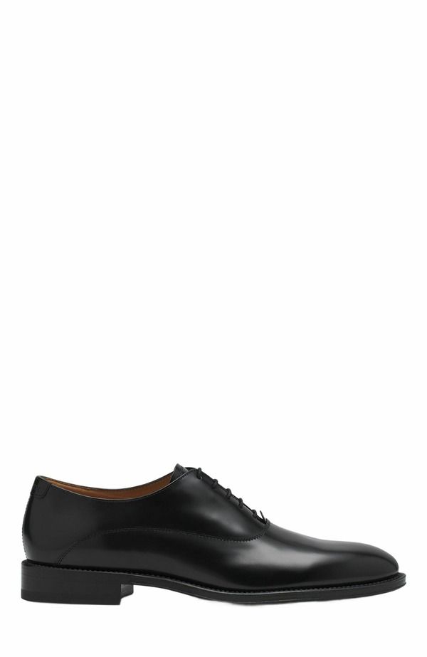 ランバン メンズ シューズ オックスフォード レザー Lanvin Signature Leather Oxford Shoes Black ブラック