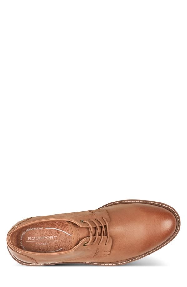 ロックポート メンズ シューズ オックスフォード ダービー Rockport Foley Plain Toe Derby Medium Natural