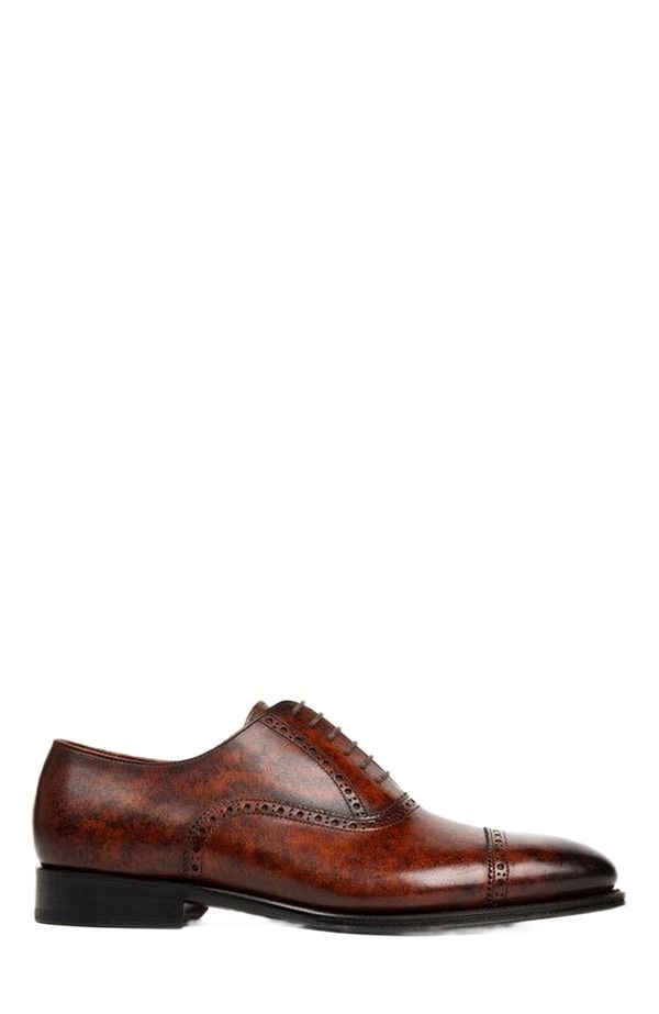 アンソニー ヴィア メンズ シューズ オックスフォード ブローグ Anthony Veer Windsor Brogue Cognac Eclipse