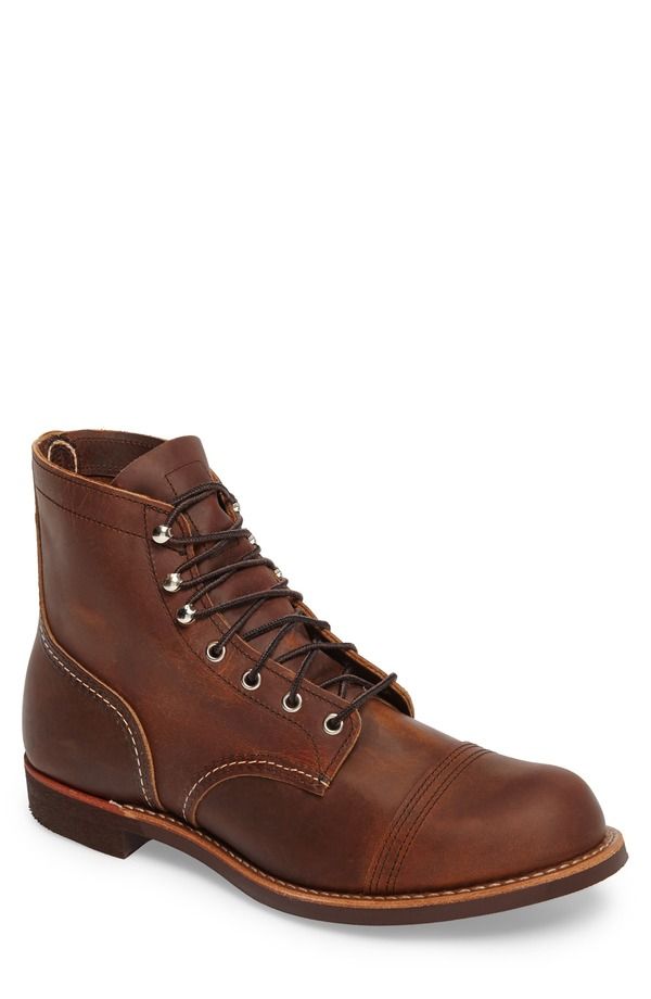 レッドウィング メンズ シューズ ブーツ・レインブーツ キャップ Red Wing Iron Ranger Cap Toe Boot Copper Leather