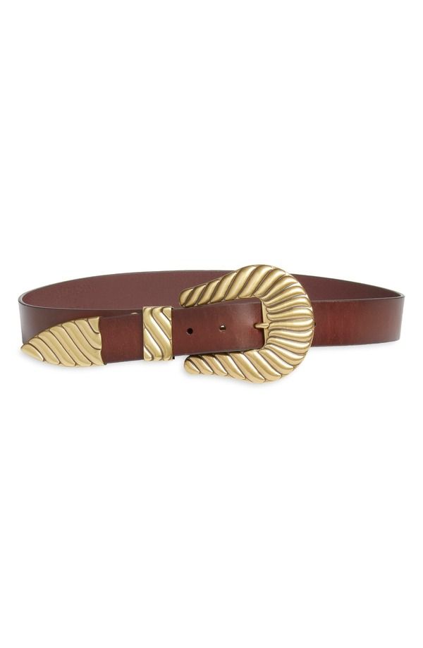 ザ・グレート レディース アクセサリー ベルト レザー THE GREAT Stetson The Big Buckleather Belt Cognac With Brass