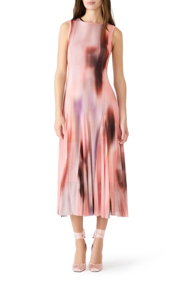 スティーブ マデン レディース トップス ワンピース プリーツ ミディ Steve Madden Marenne Pleated Midi Dress Dusty Rose