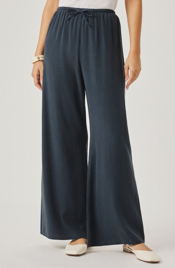 スプレンディット レディース ボトムス レギンス パンツ Splendid Valerie Drawstring Pants Mood Indigo Blue インディゴ