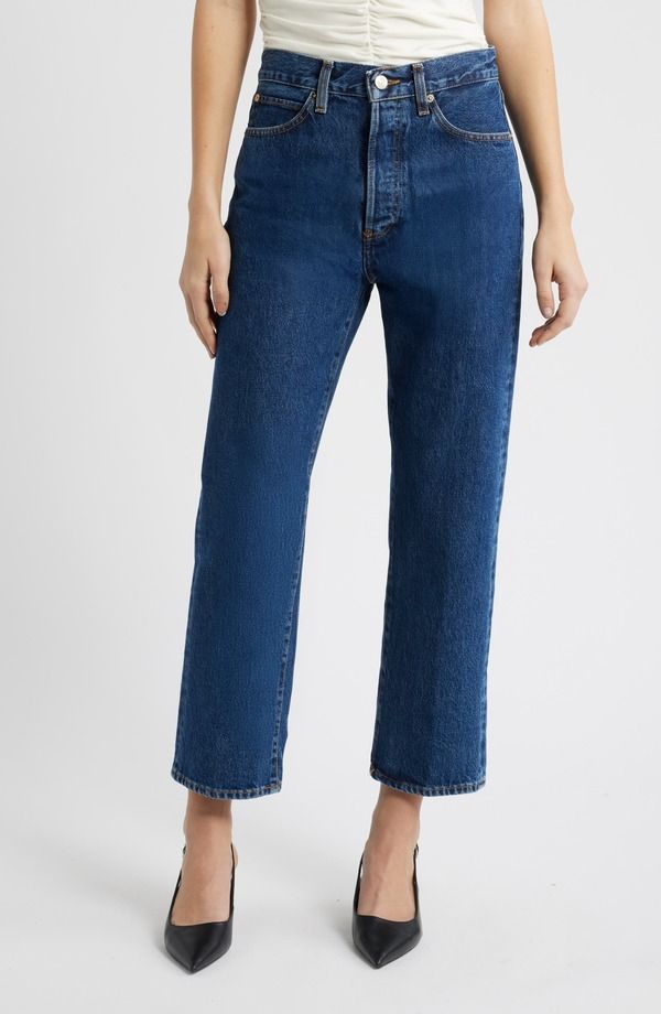 フレーム レディース ボトムス デニムパンツ ストレート ハイウエスト アンクル ジーンズ FRAME The Vertical High Waist Ankle Relaxed Straight Leg Jeans Lavish