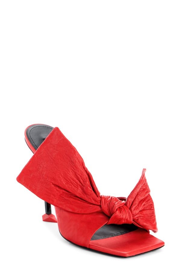 ジバンシー レディース シューズ サンダル Givenchy Boudoir Bow Slide Sandal Vermillon
