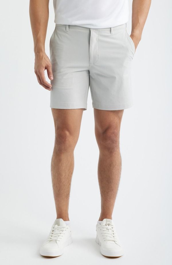 トッミーバハマ メンズ ボトムス ハーフパンツ・ショーツ ナイロン ショートパンツ Tommy Bahama Chip Shot IslandZone Stretch Nylon Blend Ripstop Shorts Concrete Grey グレー